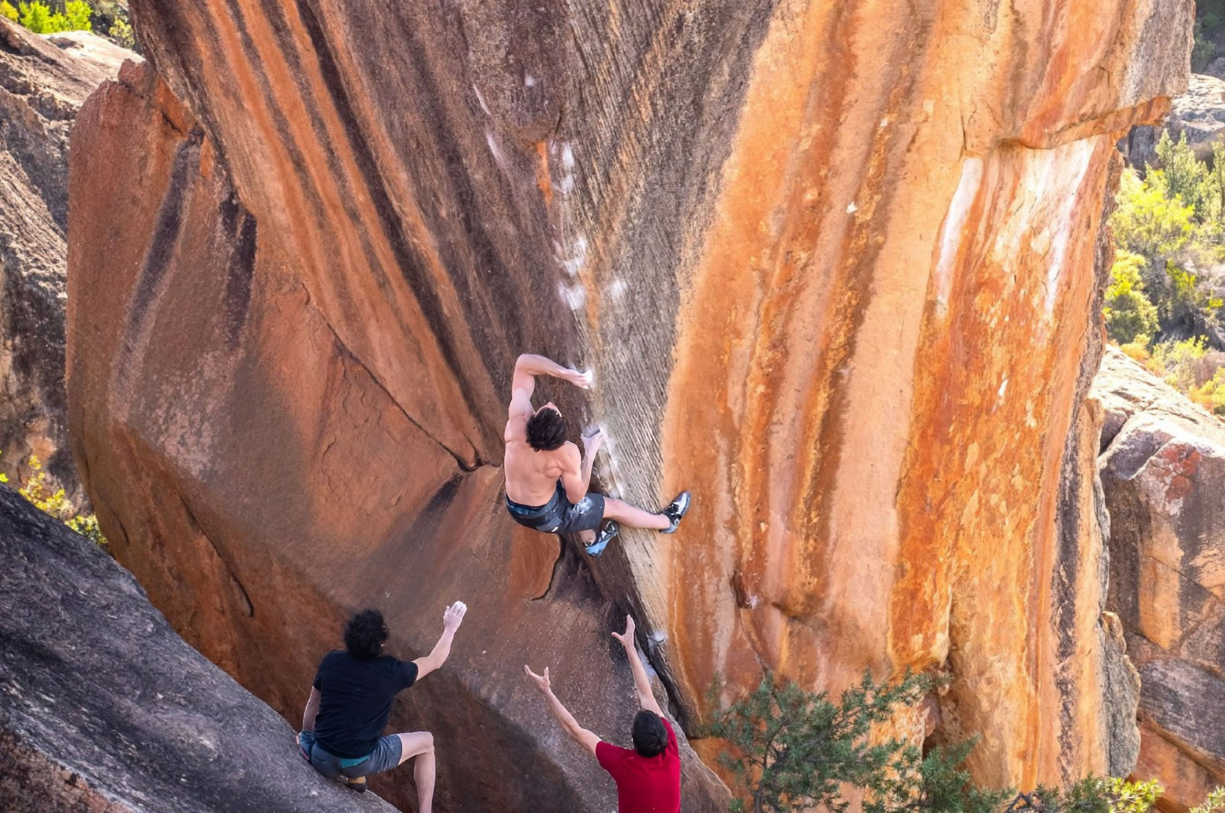 Jimmy Webb climbing