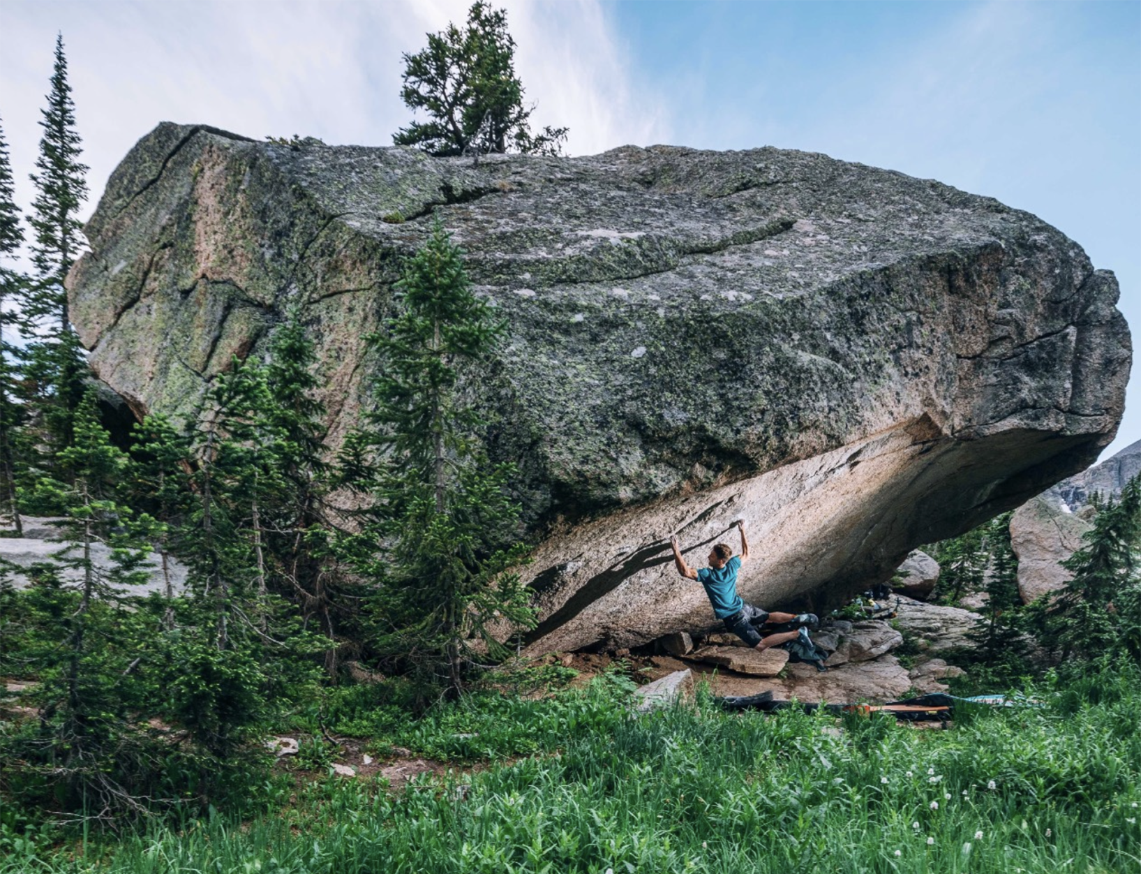 Drew Ruana - Box Therapy V16/8c+ - Rocky Mountain National Park Colorado, USA