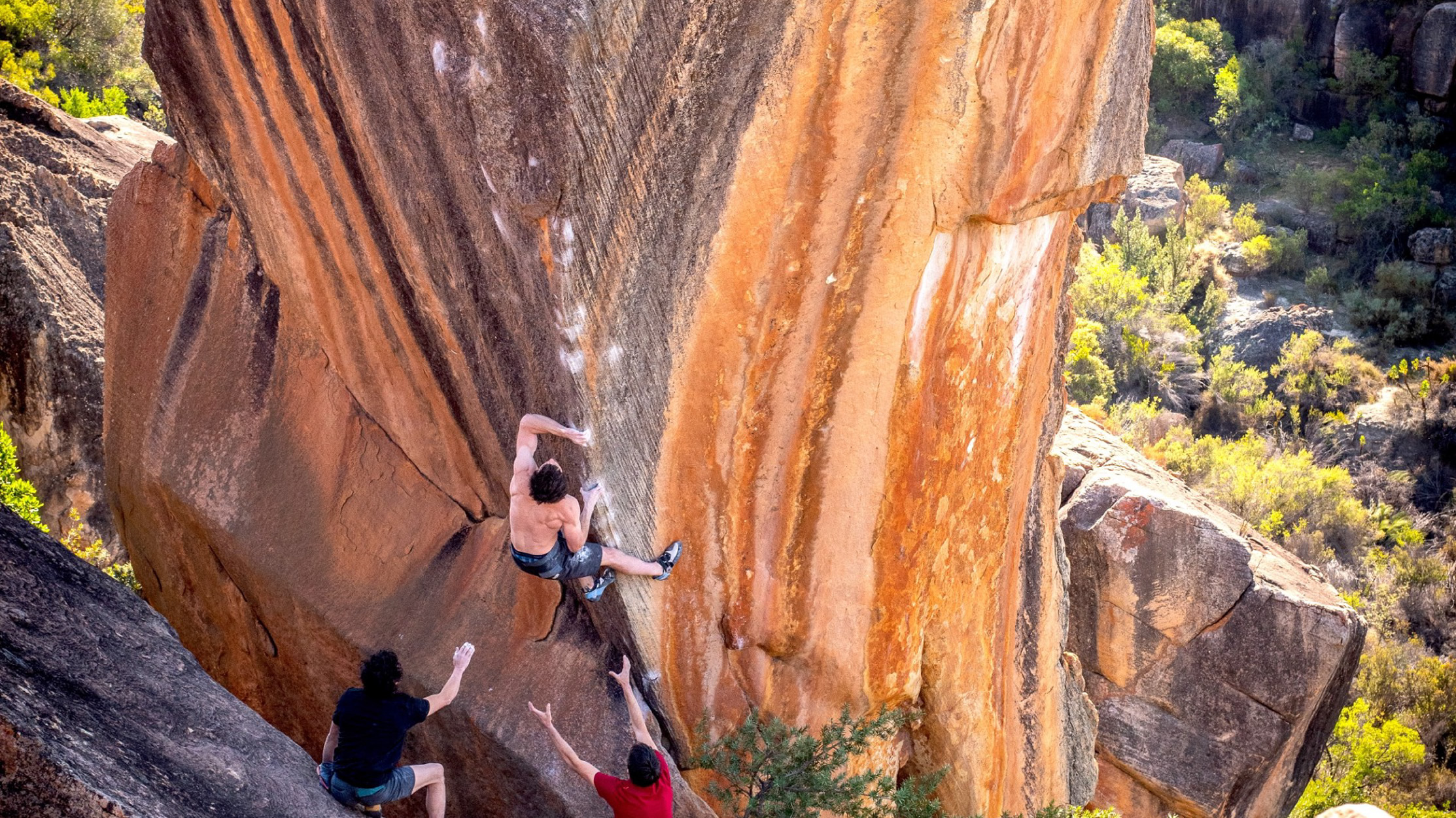 Jimmy Web - The Finish Line V15/8c - Rocklands, South Africa